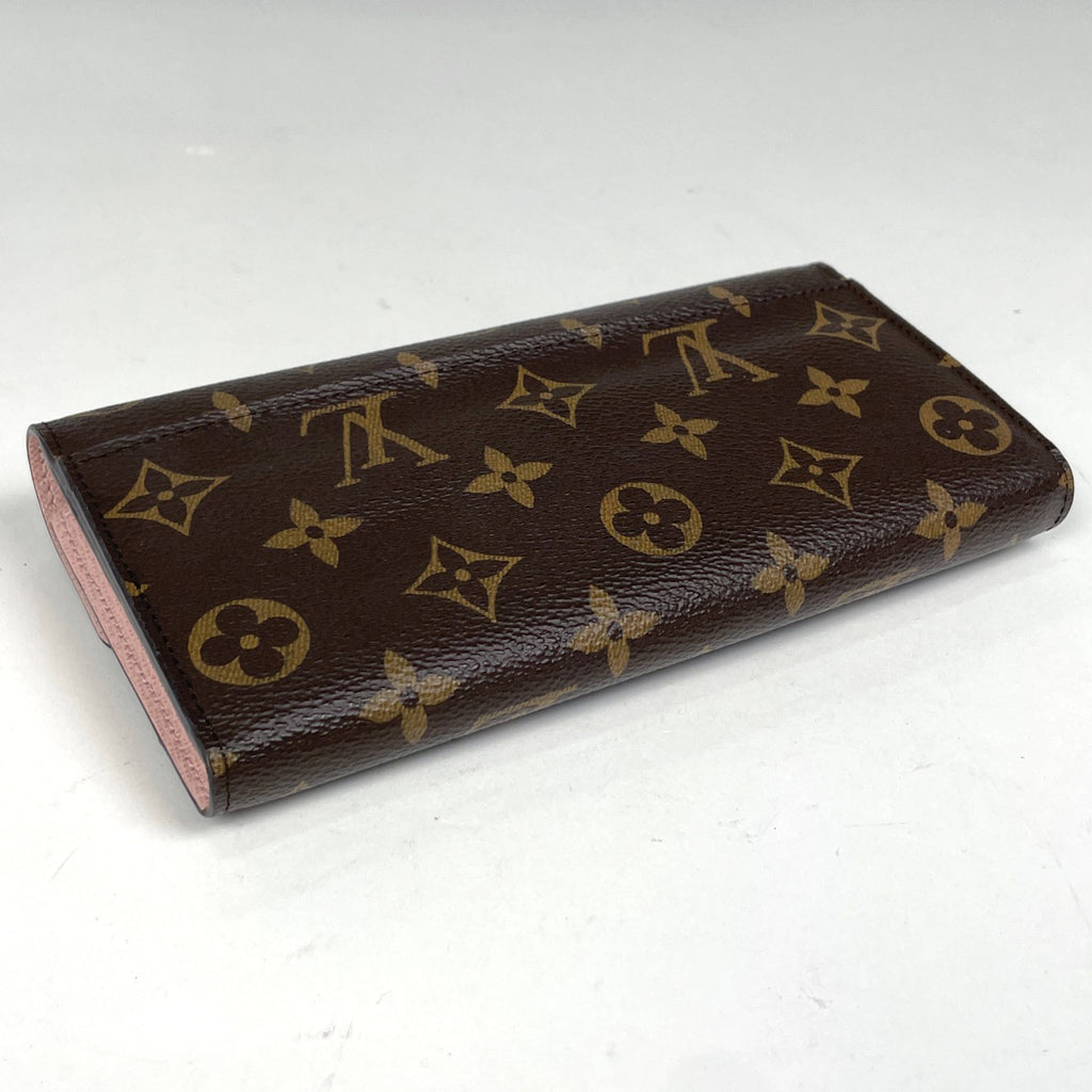 ルイ・ヴィトン ポルトフォイユ サラ 二つ折り 長財布 モノグラム ブラウン ローズバレリーヌ M62235 レディース 【中古】brbag