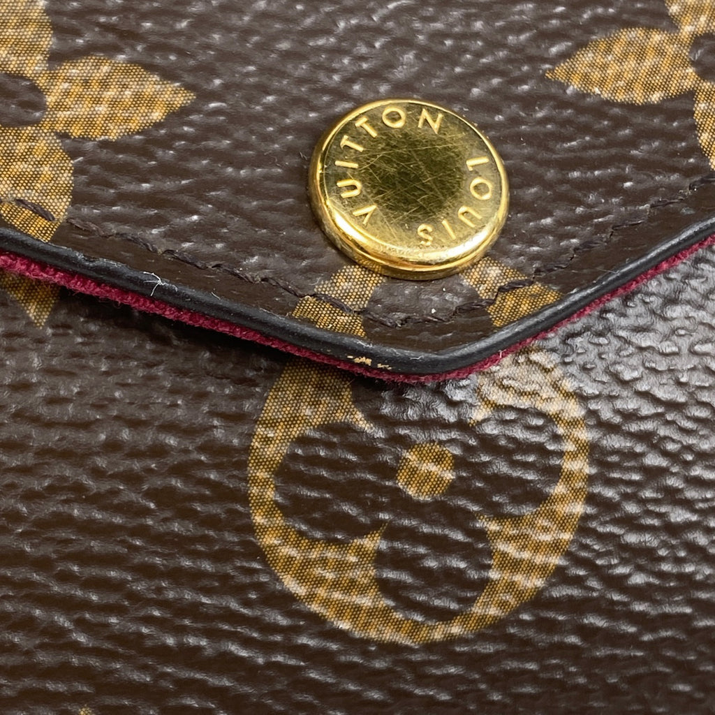 ルイ・ヴィトン ポシェット フェリシー 2WAY チェーンウォレット ショルダーバッグ モノグラム ブラウン フューシャ M61276 レディース 【中古】brbag
