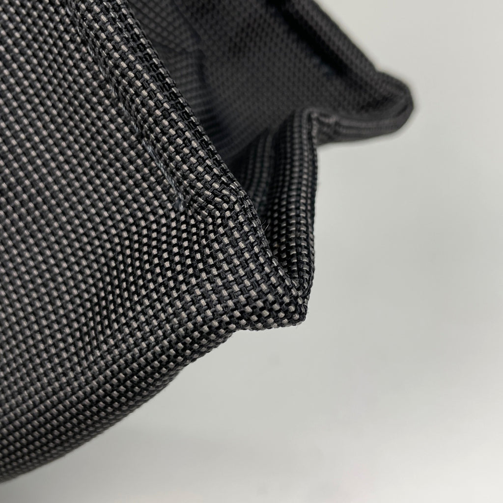 エルメス エールライン ポーチ MM クラッチバッグ セカンドバッグ 化粧ポーチ キャンバス グレー レディース 【中古】brbag