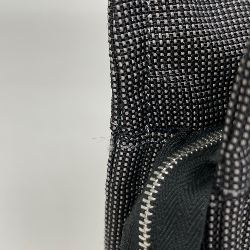 エルメス エールライン ポーチ MM クラッチバッグ セカンドバッグ 化粧ポーチ キャンバス グレー レディース 【中古】brbag