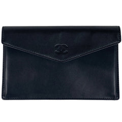 シャネル ココマーク クラッチバッグ ウォレット 財布 クラッチバッグ レザー ブラック レディース 【中古】brbag