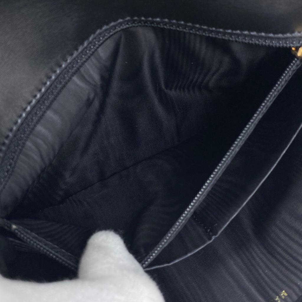 シャネル ココマーク クラッチバッグ ウォレット 財布 クラッチバッグ レザー ブラック レディース 【中古】brbag