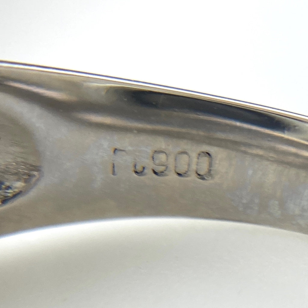 メレダイヤ デザインリング プラチナ 指輪 リング 10号 Pt900 ダイヤモンド レディース 【中古】nbjwl