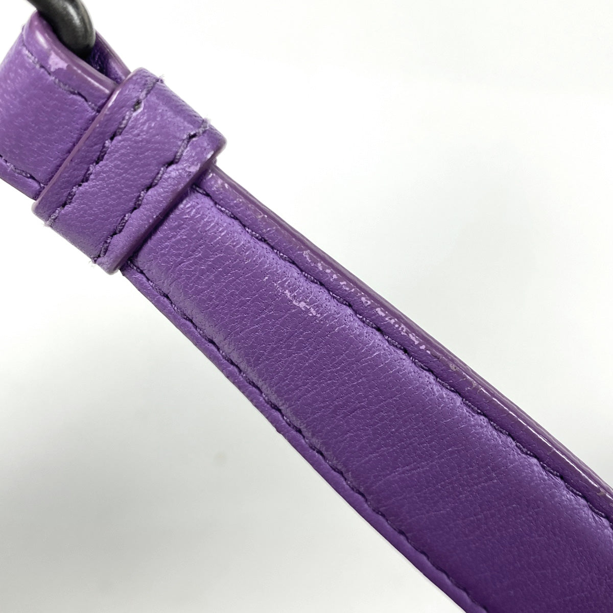 ボッテガヴェネタ イントレチャート パープル ショルダーバッグ 紫 チェーン バイセル公式】ボッテガヴェネタ イントレチャート チェーン