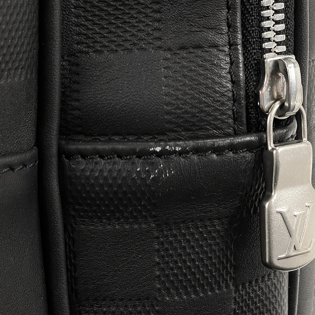 ルイ・ヴィトン ミカエル バックパック リュック ダミエアンフィニ オニキス(ブラック) N41330 メンズ 【中古】brbag