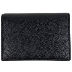 イヴ・サンローラン ロゴ カードケース マルチケース カード入れ カードケース レザー ブラック レディース 【中古】brbag