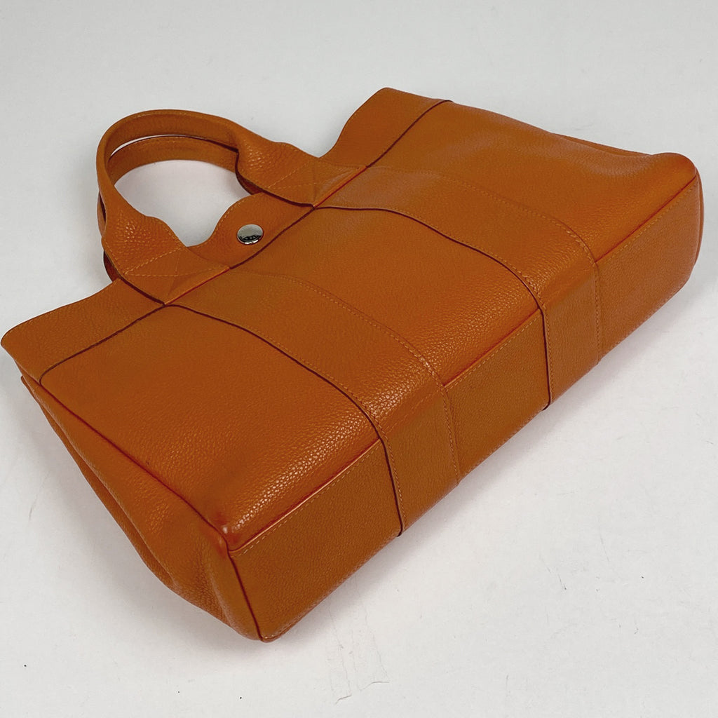 エルメス フールトゥ PM ハンドバッグ トートバッグ レザー オレンジ □E レディース 【中古】brbag