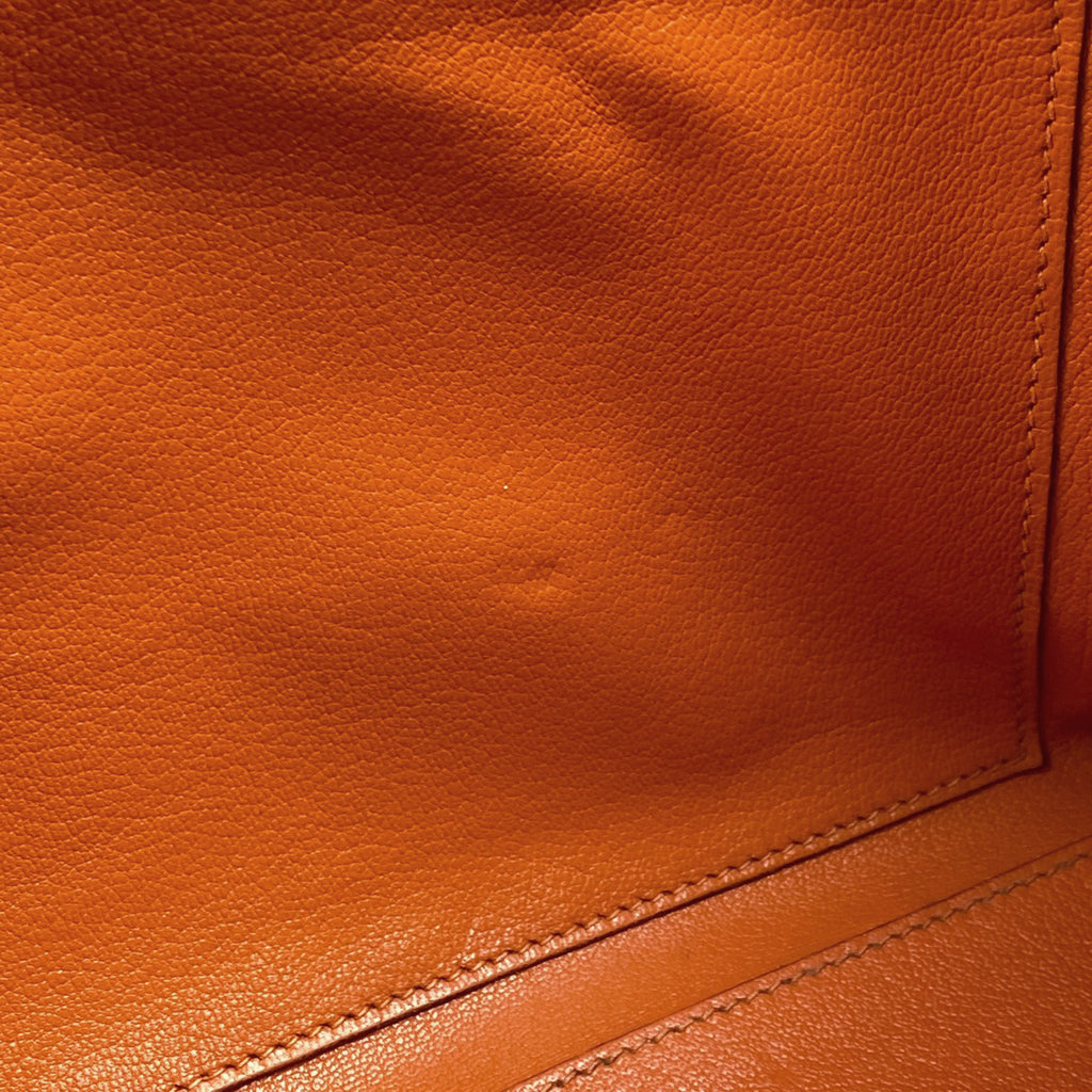 エルメス フールトゥ PM ハンドバッグ トートバッグ レザー オレンジ □E レディース 【中古】brbag