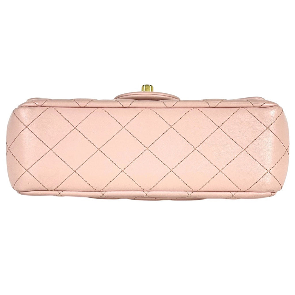 シャネル ココマーク チェーン ショルダーバッグ マトラッセ カメリア ショルダーバッグ レザー ピンク レディース 【中古】brbag