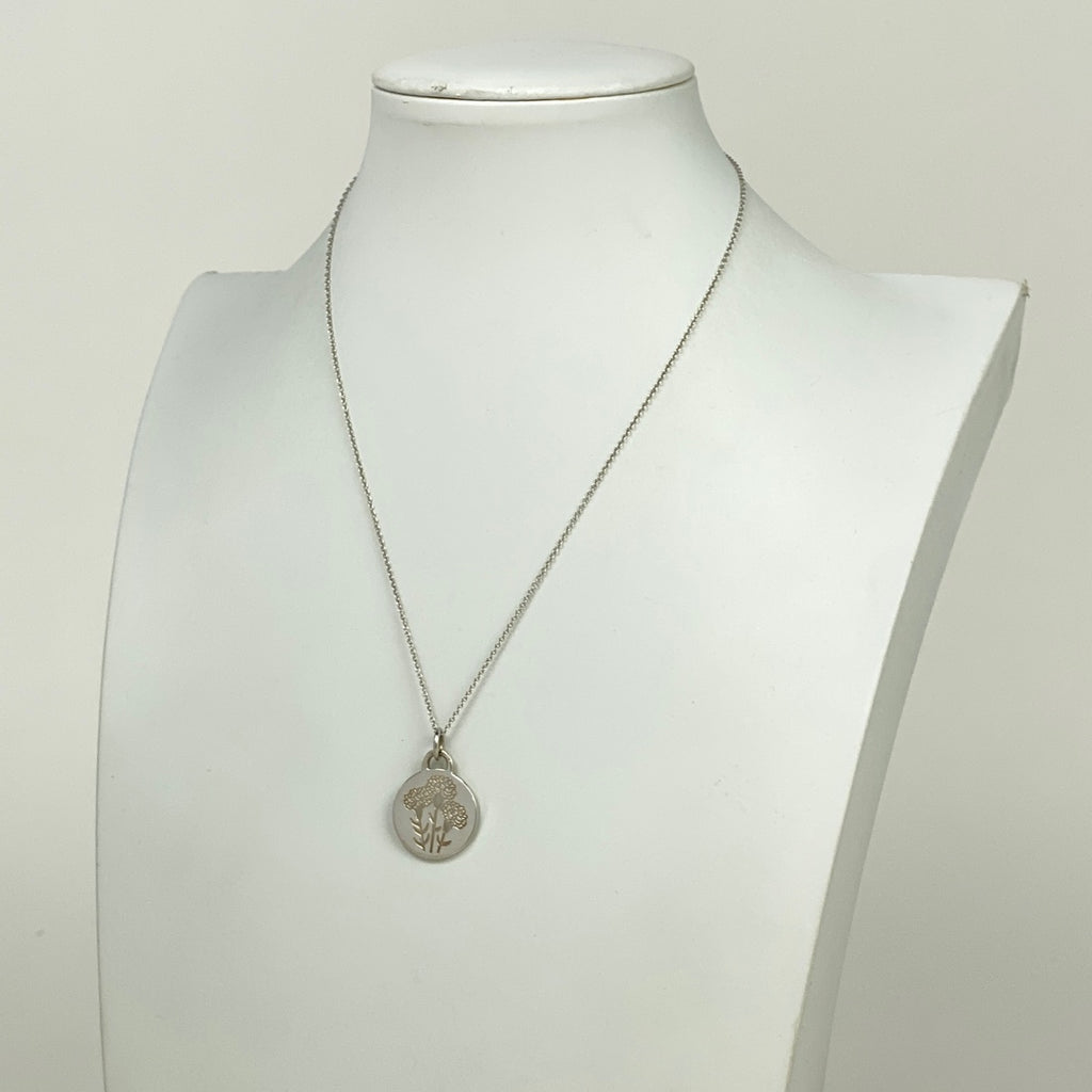 ティファニー フラワーモチーフ ネックレス GO WOMEN 2022 カーネーション ネックレス シルバー925 シルバー レディース 【中古】bracc