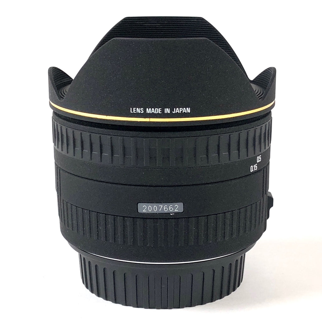 【在庫一掃】 シグマ SIGMA 15mm F2.8EX DG DIAGONAL FISHEYE (キヤノンEF用) 一眼カメラ用レンズ（オートフォーカス） 【中古】cambb