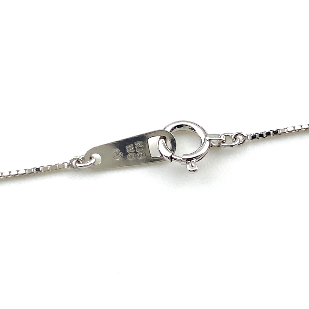 タサキ メレダイヤ デザインネックレス WG ホワイトゴールド ペンダント ネックレス K18 WG ダイヤモンド レディース 【中古】brjwl
