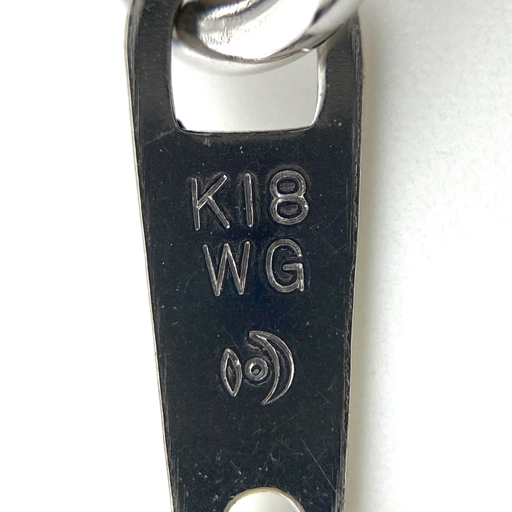 タサキ メレダイヤ デザインネックレス WG ホワイトゴールド ペンダント ネックレス K18 WG ダイヤモンド レディース 【中古】brjwl
