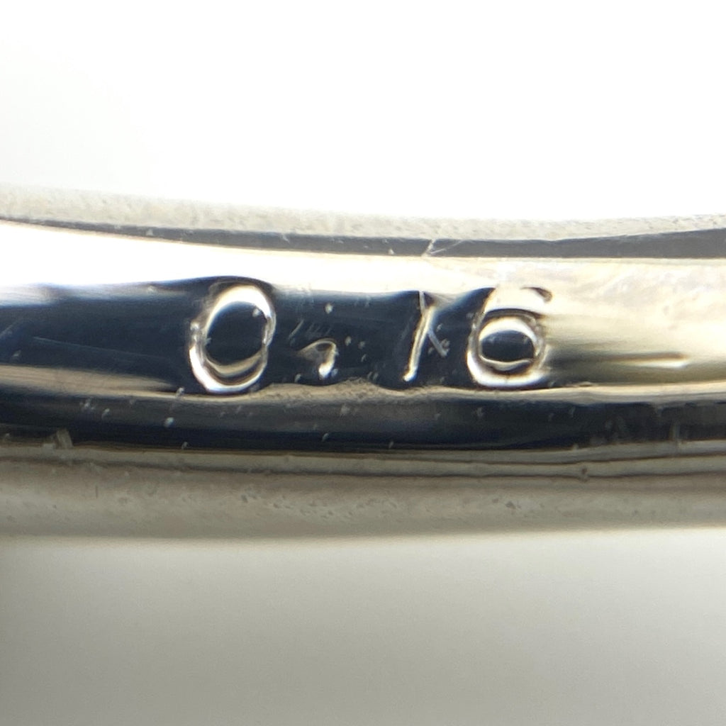 パール デザインリング プラチナ 指輪 メレダイヤ 真珠 リング 9号 Pt900 パール ダイヤモンド レディース 【中古】nbjwl