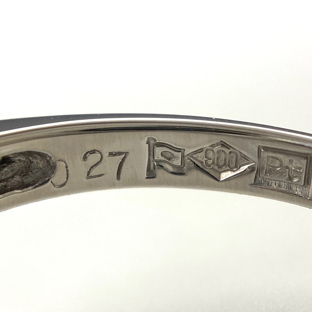 メレダイヤ デザインリング プラチナ 指輪 リング 12.5号 Pt900 ダイヤモンド レディース 【中古】nbjwl