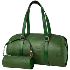 ルイ・ヴィトン スフロ 筒型 バレルバッグ 手提げ ハンドバッグ エピ ボルネオグリーン M52224 レディース 【中古】brbag