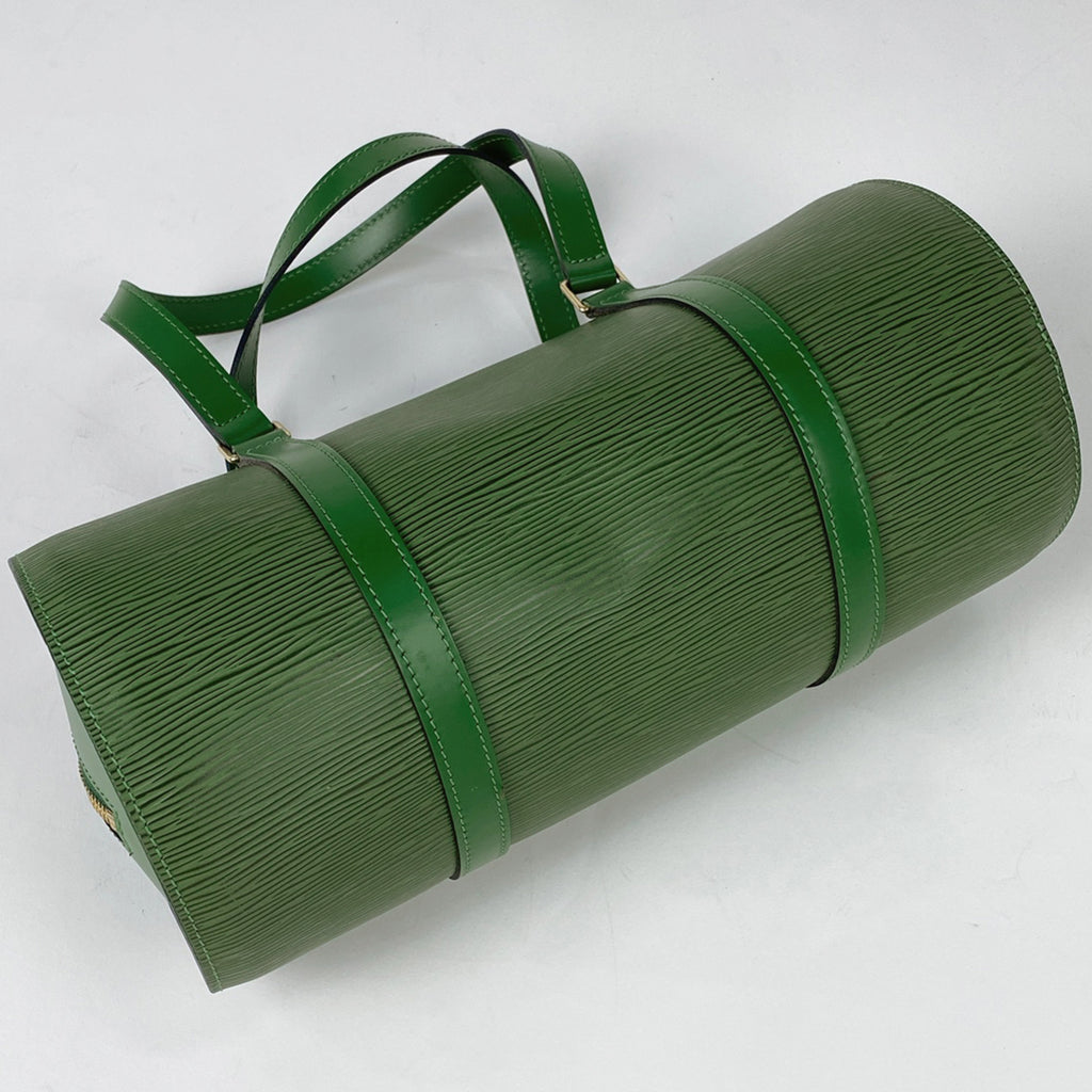 ルイ・ヴィトン スフロ 筒型 バレルバッグ 手提げ ハンドバッグ エピ ボルネオグリーン M52224 レディース 【中古】brbag