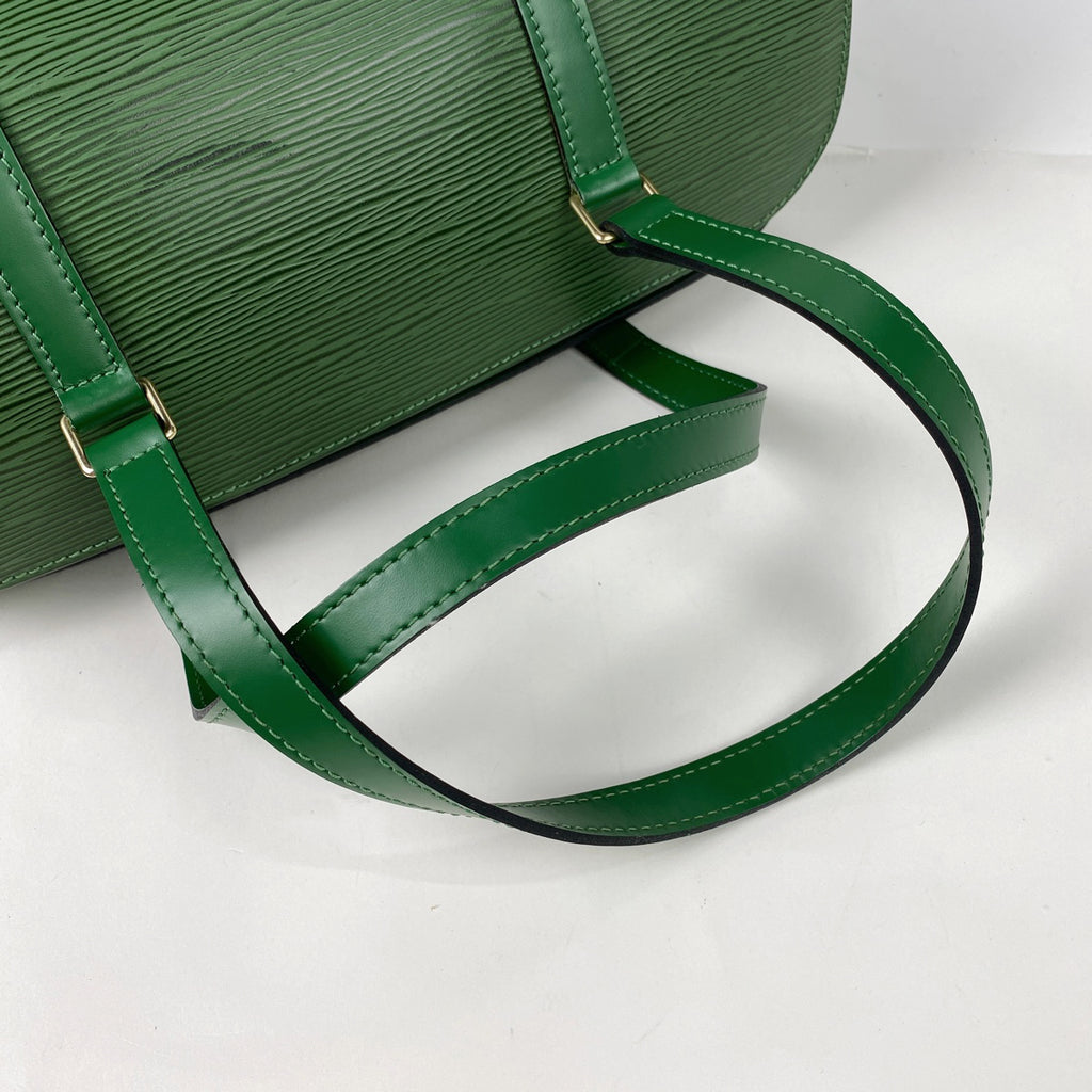 ルイ・ヴィトン スフロ 筒型 バレルバッグ 手提げ ハンドバッグ エピ ボルネオグリーン M52224 レディース 【中古】brbag