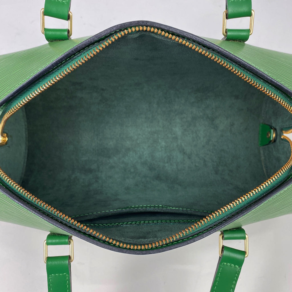 ルイ・ヴィトン スフロ 筒型 バレルバッグ 手提げ ハンドバッグ エピ ボルネオグリーン M52224 レディース 【中古】brbag