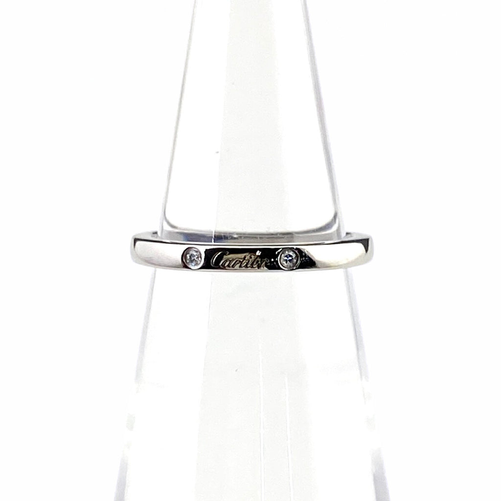 【在庫一掃】 カルティエ バレリーナカーブ リング プラチナ 指輪 ダイヤモンド リング 5.5号 Pt950 ダイヤモンド レディース 【中古】brjwl