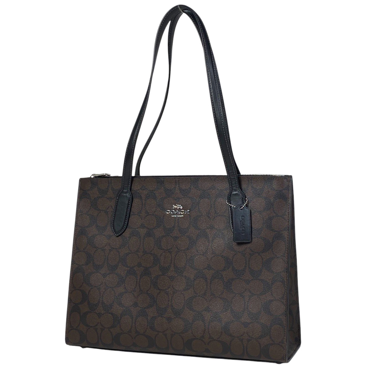 COACH ニーナ　キャリオール　トートバッグ　ブラウン バイセル公式】コーチ ニーナ キャリーオール トートバッグ