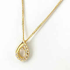 ポーラ メレダイヤ デザインネックレス YG イエローゴールド ペンダント ネックレス 750 ダイヤモンド レディース 【中古】brjwl