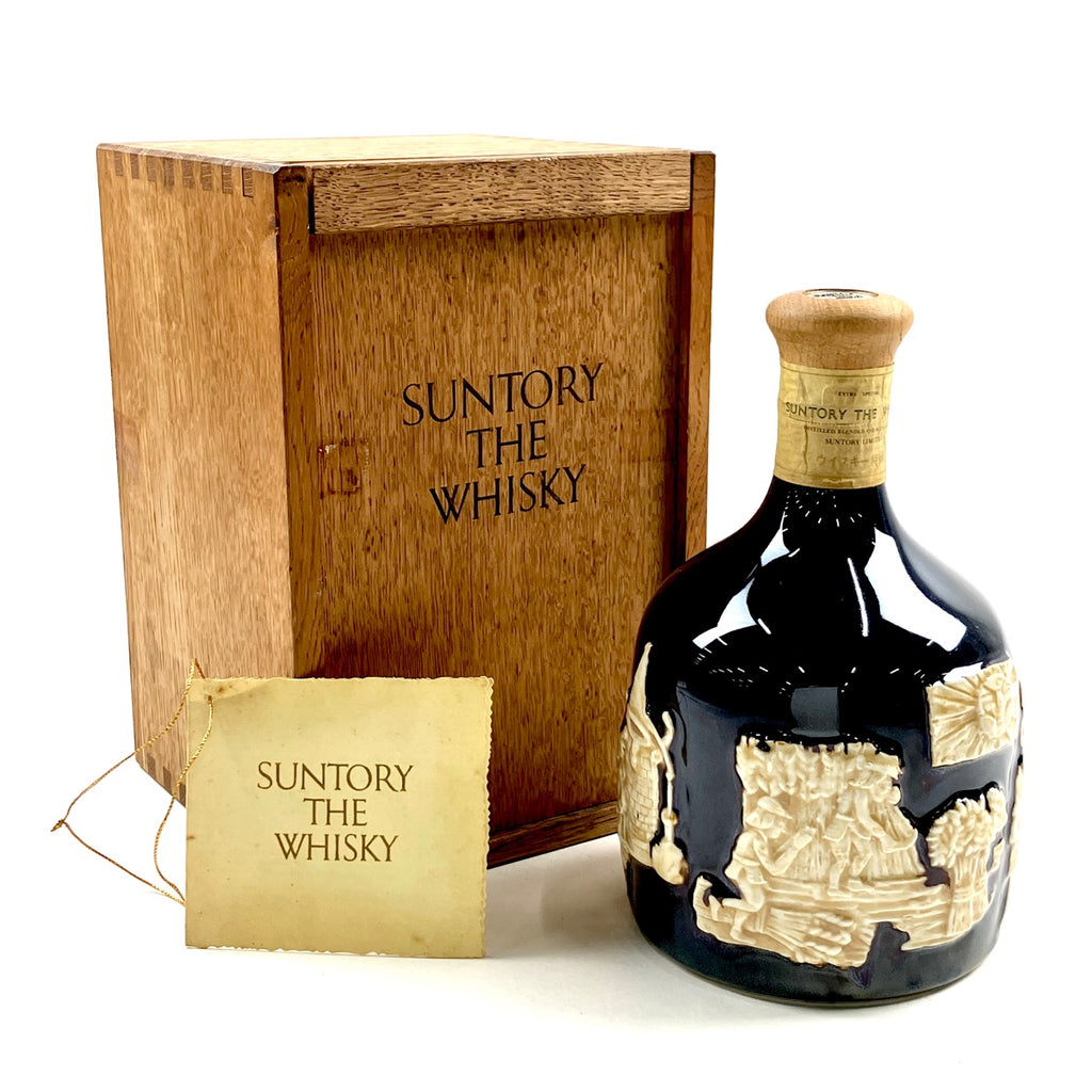 【東京都内限定お届け】 サントリー SUNTORY ザ・ウイスキー 有田焼 陶器ボトル 760ml 国産ウイスキー 【古酒】liqbb