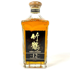 【東京都内限定お届け】 ニッカ NIKKA 竹鶴 12年 ピュアモルト 角瓶 660ml 国産ウイスキー 【古酒】liqbb
