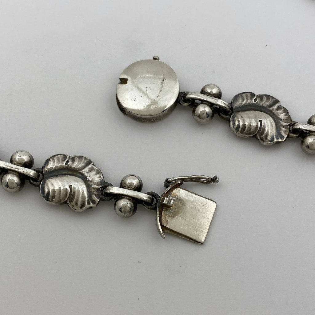 【最終値引き】 ジョージジェンセン デザイン ネックレス 96 ネックレス シルバー925 シルバー レディース 【中古】 bracc