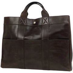 エルメス フールトゥ MM ハンドバッグ トートバッグ レザー ブラウン □O レディース 【中古】 brbag