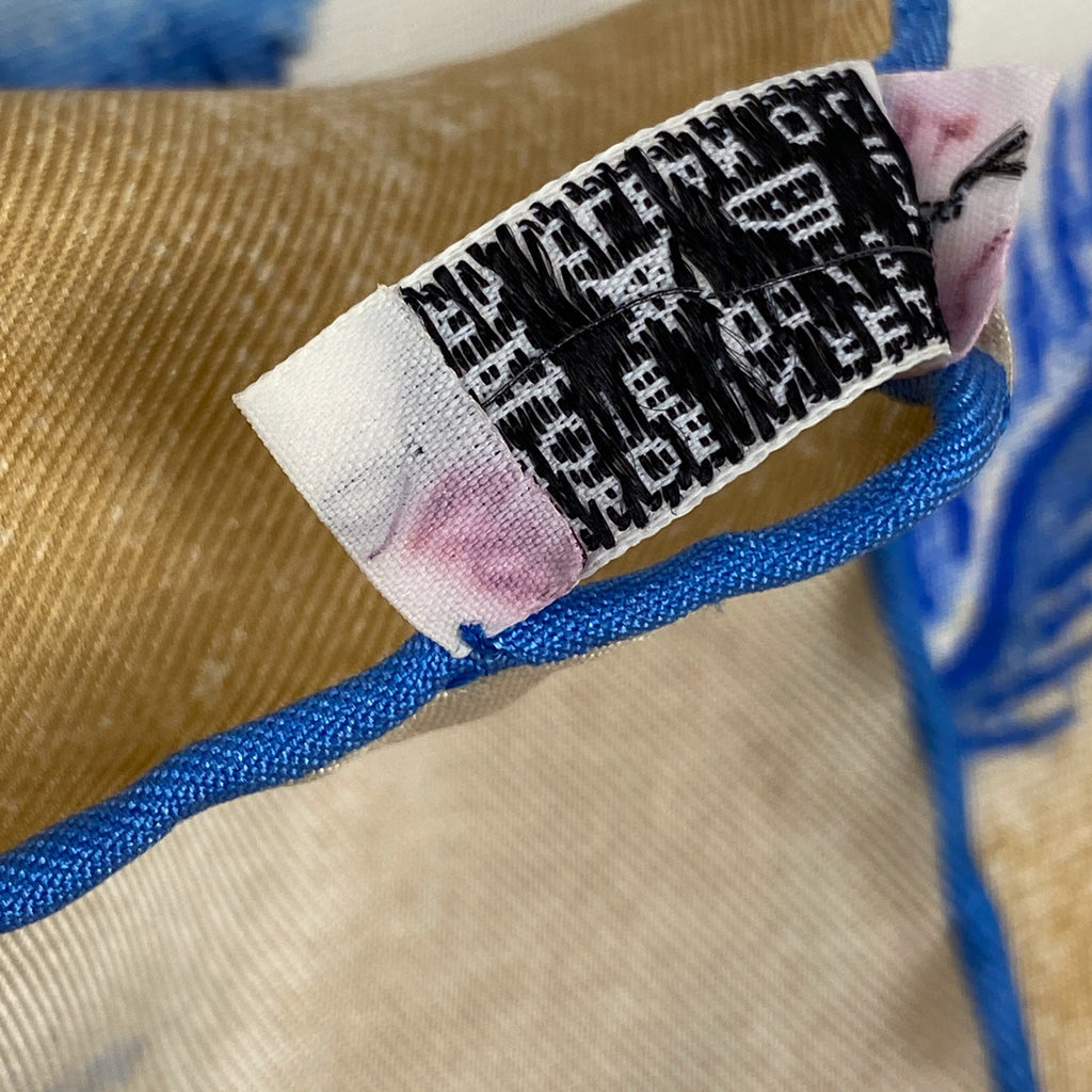 エルメス カレ 90 PREMIERES MAINS 最初の手 スカーフ シルク ベージュ マルチカラー レディース 【中古】 brbag
