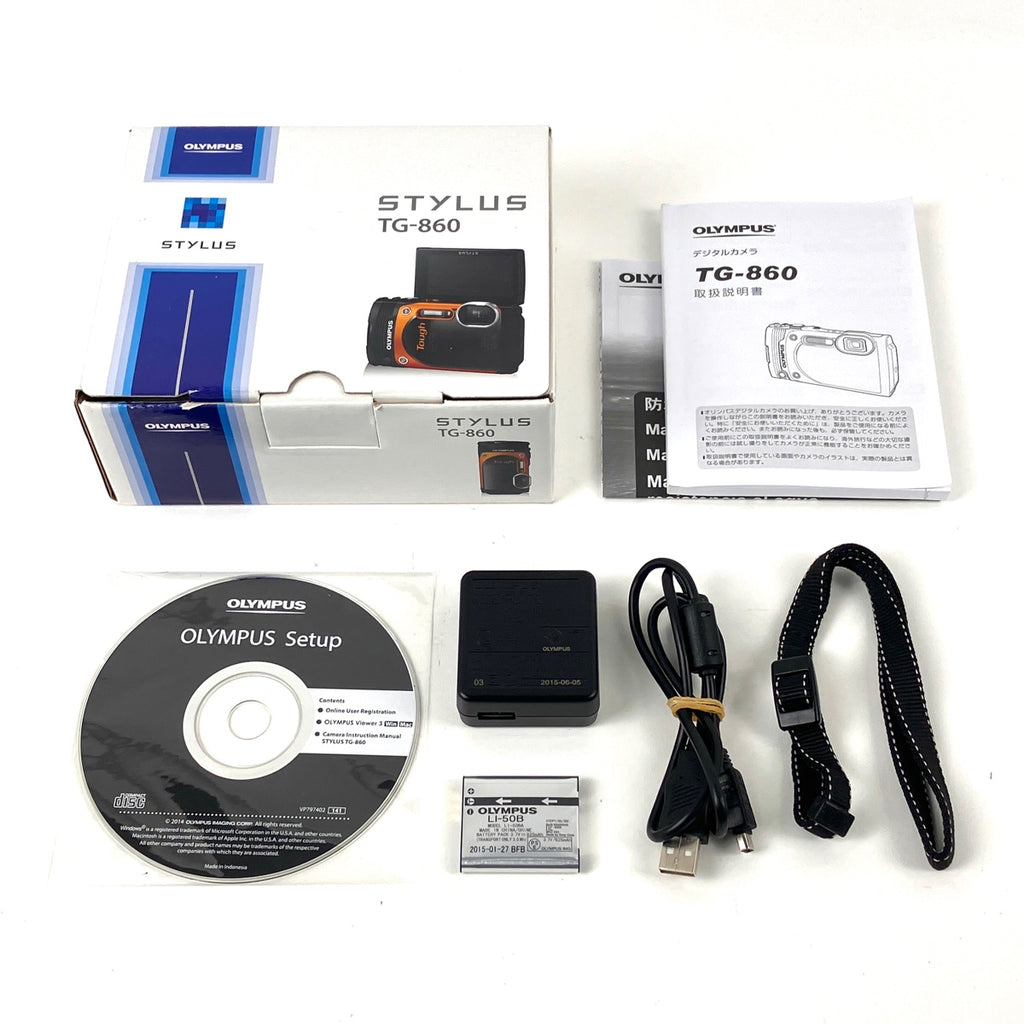 オリンパス OLYMPUS STYLUS TG-860 ホワイト コンパクトデジタルカメラ 【中古】