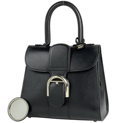 デルヴォー ブリヨン ハンドバッグ 手提げ ハンドバッグ レザー ブラック レディース 【中古】brbag