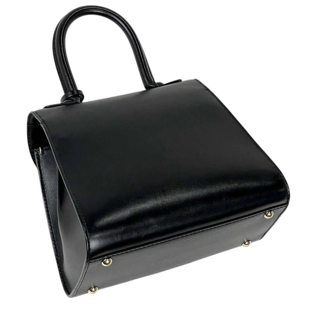 デルヴォー ブリヨン ハンドバッグ 手提げ ハンドバッグ レザー ブラック レディース 【中古】brbag