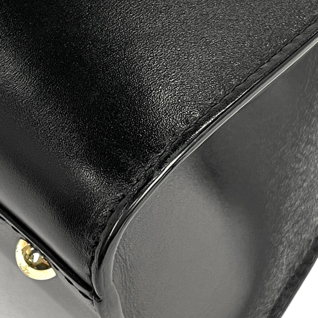 デルヴォー ブリヨン ハンドバッグ 手提げ ハンドバッグ レザー ブラック レディース 【中古】brbag