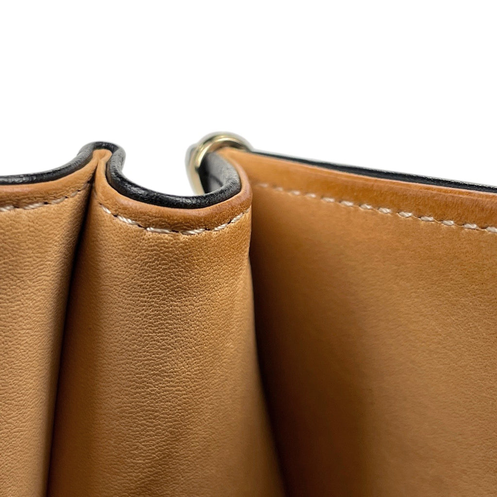 デルヴォー ブリヨン ハンドバッグ 手提げ ハンドバッグ レザー ブラック レディース 【中古】brbag