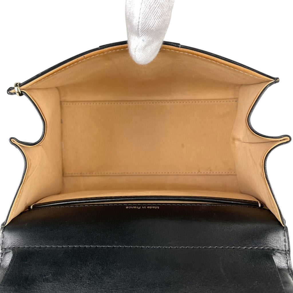 デルヴォー ブリヨン ハンドバッグ 手提げ ハンドバッグ レザー ブラック レディース 【中古】brbag