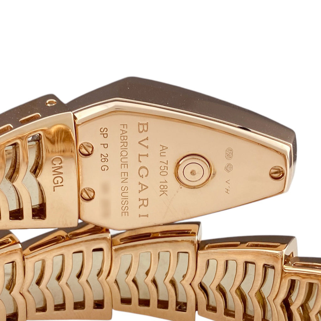 レディース 腕時計 ブルガリ セルペンティ SPP26G PG クォーツ 中古 wtcbb
