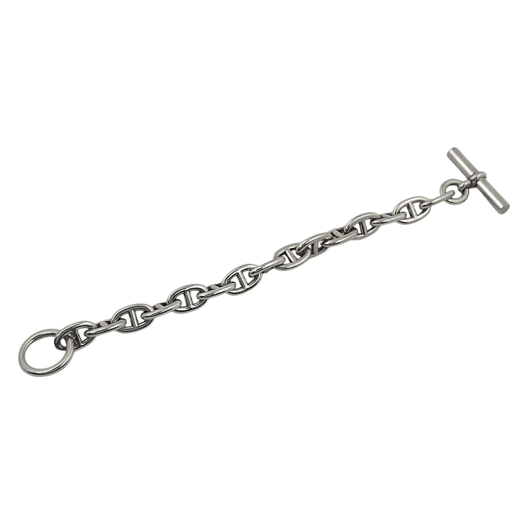 エルメス シェーヌダンクル MM 15コマ ブレスレット シルバー925 シルバー レディース 【中古】  bracc