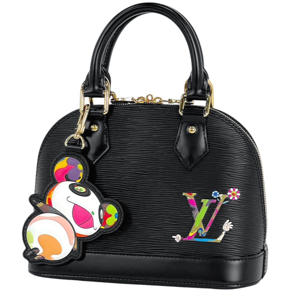 ルイ・ヴィトン アルマBB 村上隆 ハンドバッグ エピ ノワール(ブラック) M13670 レディース 【中古】brbag