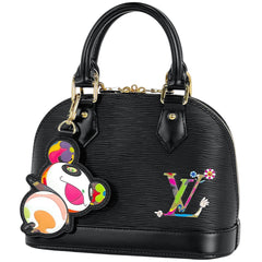 ルイ・ヴィトン アルマBB 村上隆 ハンドバッグ エピ ノワール(ブラック) M13670 レディース 【中古】brbag
