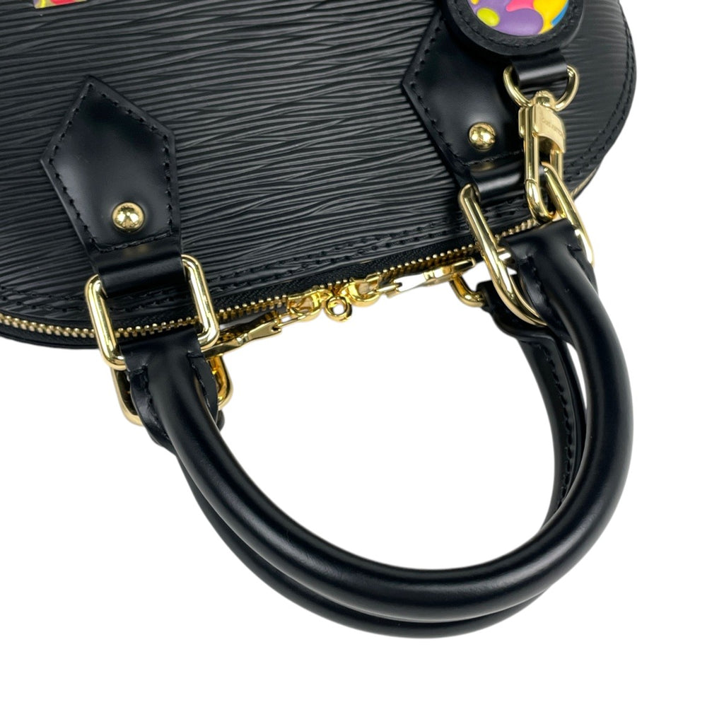 ルイ・ヴィトン アルマBB 村上隆 ハンドバッグ エピ ノワール(ブラック) M13670 レディース 【中古】brbag
