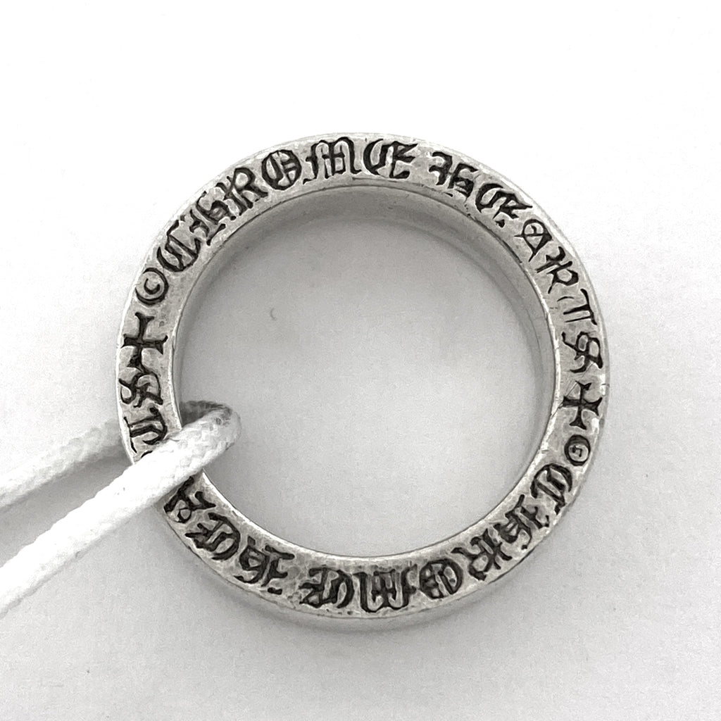 クロムハーツ スペーサー プレーン リング 6mm 指輪 リング 8号 シルバー925 シルバー レディース 【中古】bracc