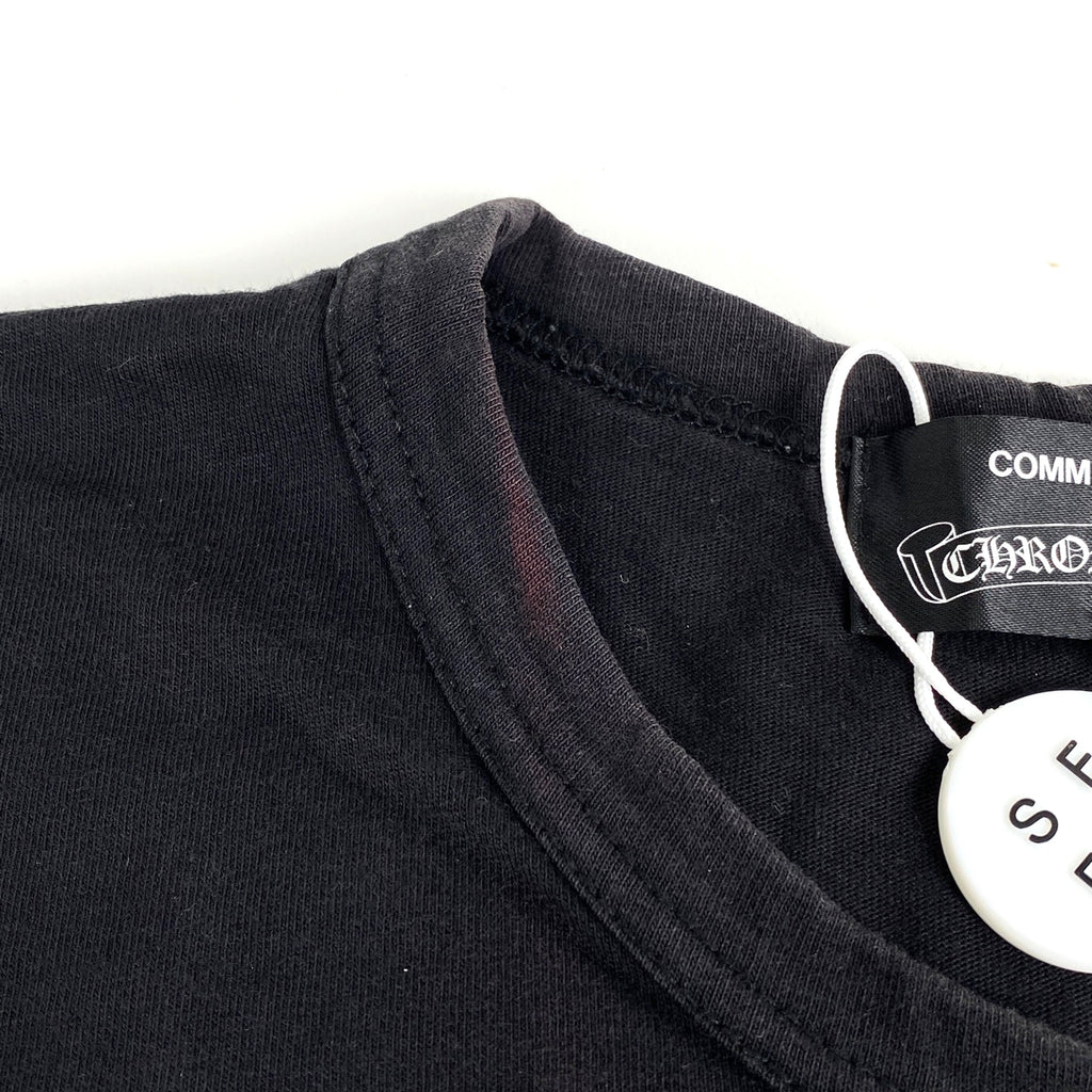 クロムハーツ ロゴ Tシャツ ドーバーストリートマーケット ホースシュー トップス 半袖Ｔシャツ コットン ブラック メンズ 【中古】brapp