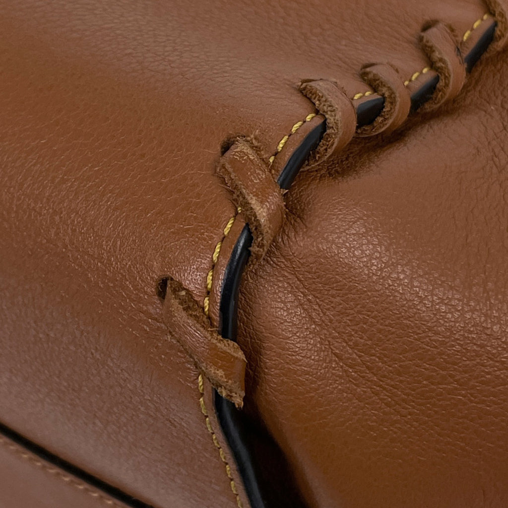 ロエベ ハンモック バッグ ミディアム 2WAY ショルダーバッグ ハンドバッグ レザー ブラウン レディース 【中古】brbag