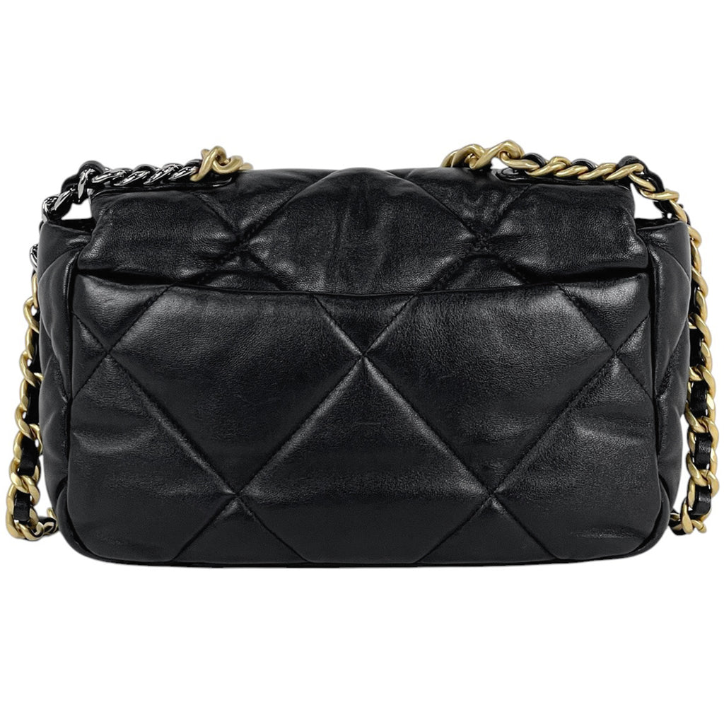 シャネル シャネル 19 ショルダーバッグ チェーン ハンドバッグ ココマーク ショルダーバッグ レザー ブラック AS1160 レディース 【中古】brbag