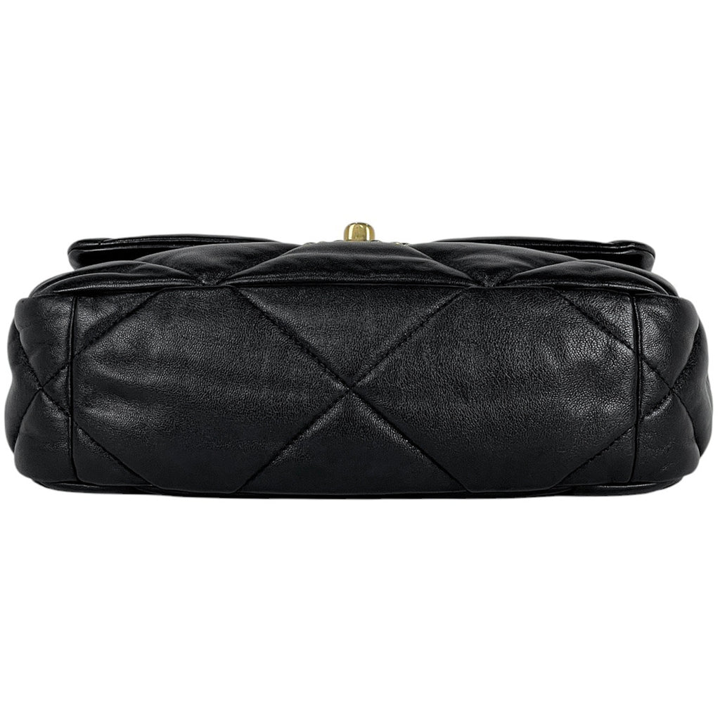 シャネル シャネル 19 ショルダーバッグ チェーン ハンドバッグ ココマーク ショルダーバッグ レザー ブラック AS1160 レディース 【中古】brbag