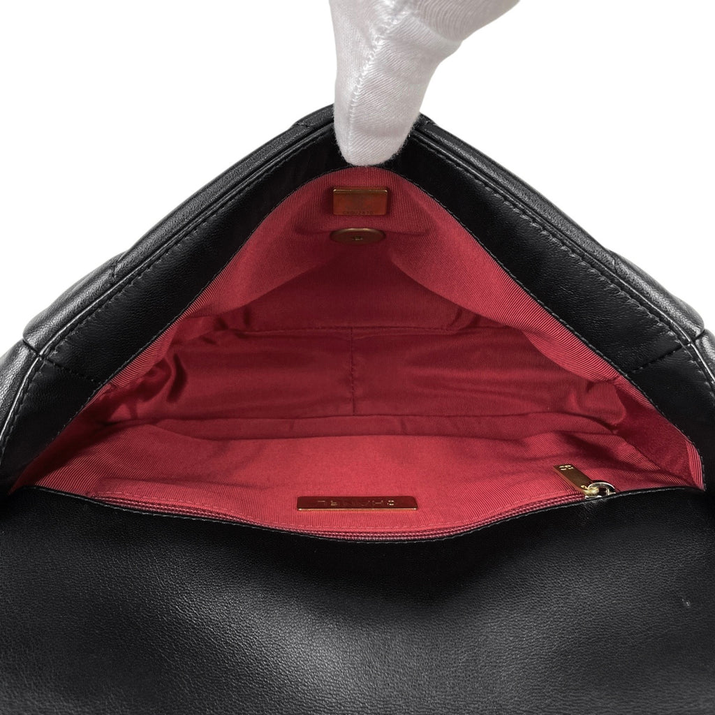 シャネル シャネル 19 ショルダーバッグ チェーン ハンドバッグ ココマーク ショルダーバッグ レザー ブラック AS1160 レディース 【中古】brbag