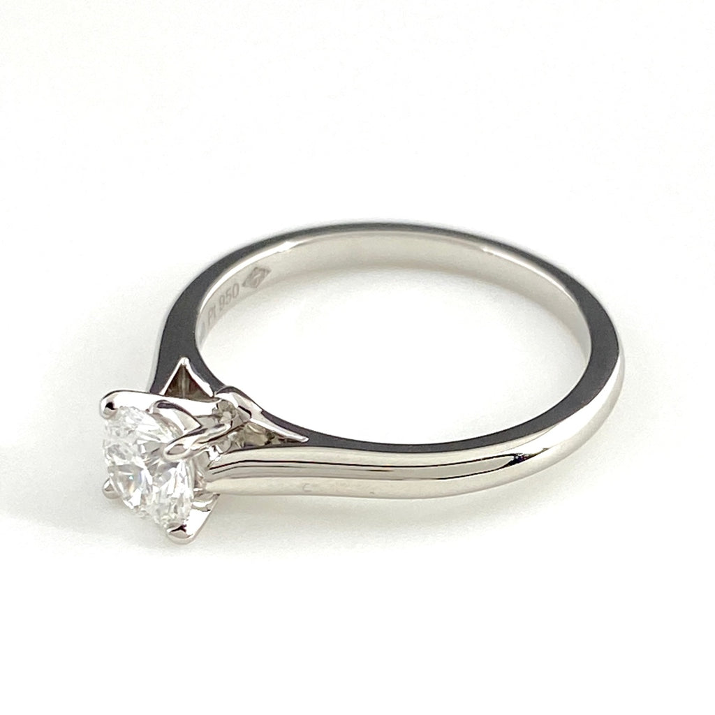 未使用品　カルティエ　ソルテール　リング　ダイヤ0.25ct　プラチナpt950 Cartier カルティエ 指輪 レディース ソリテール 立爪