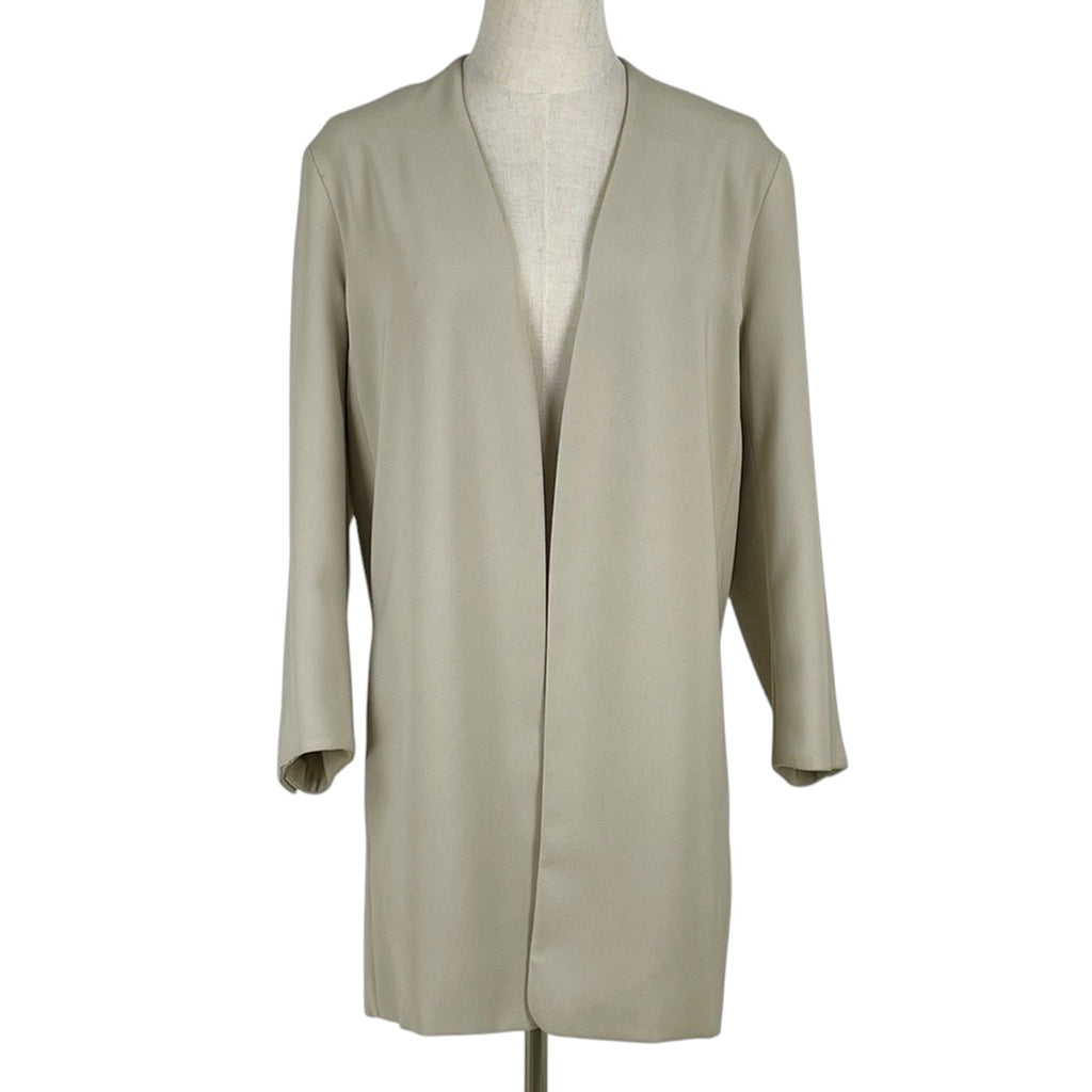 HERMES 2wayノーカラージャケット ベージュ　マルジェラ期　希少　レア HERMES 2wayノーカラージャケット ベージュ マルジェラ期